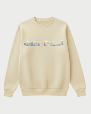 Campus Outlines Ribbed Sweater